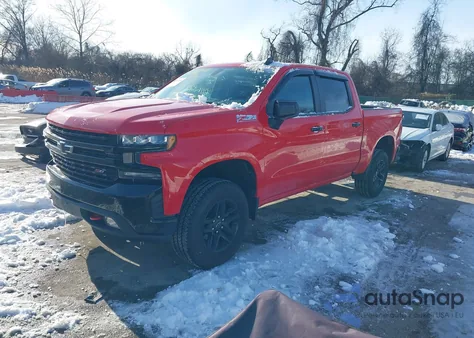 2021 Chevrolet Silverado 1500 4Wd Short Bed Lt Trail Boss z USA, uszkodzony, nr VIN 3GCPYFED7MG262458
